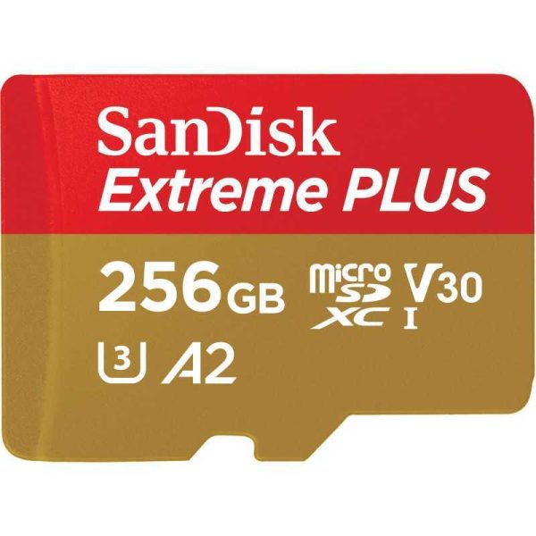 SANDISK MicroSDXC Extreme Plus 256GB 170/90MB/s A2 C10 V30 UHS-I